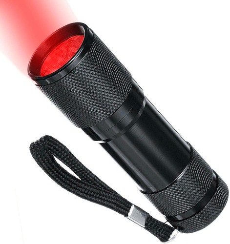 Torcia flash led - nera, hqrp