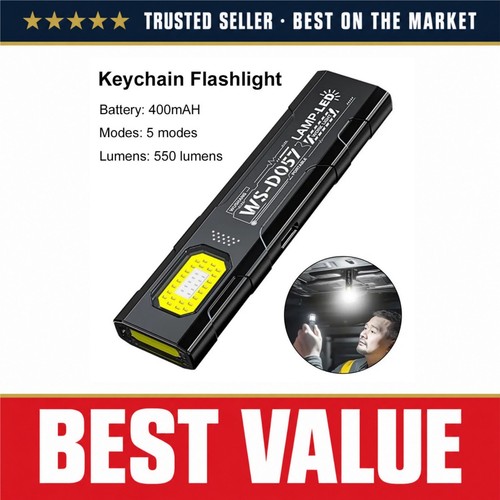 Mini torcia led 550 lumen - torcia,