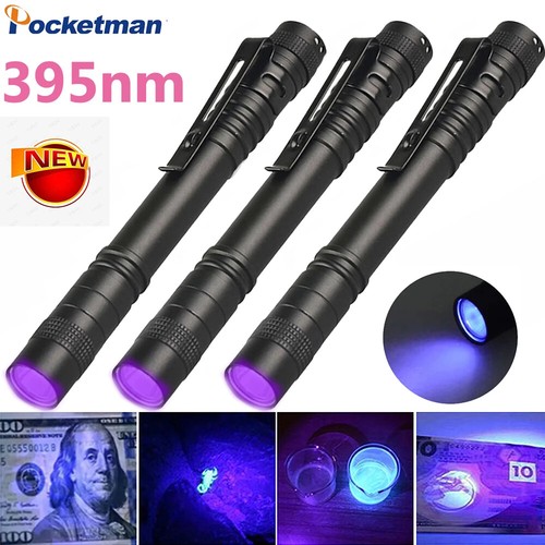 Torcia luce nera 395nm penna - torcia,