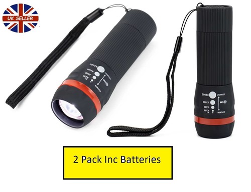 Due torcia zoom led super - led,
