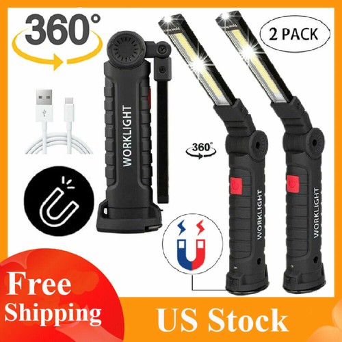2pcs torcia led - magnetica, cob