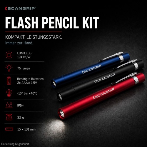 Scangrip flash pencil - flash, led